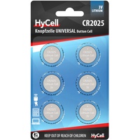 HyCell Knopfzelle CR2025 6 St.