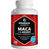 Vitamaze | Amazing Life Maca + L-Arginin Kapseln 240