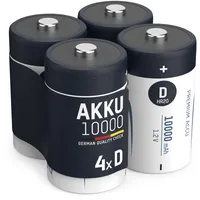 Ansmann Akku Mono D 9300 mAh 1,2V NiMh, 4
