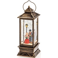 Konstsmide LED Schneelaterne Charles Dickens Style mit 5h Timer