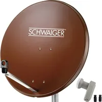 Schwaiger 80cm rot + Twin LNB