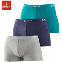 Buffalo Boxer in navy, türkis, grau-meliert | Gr.: 5