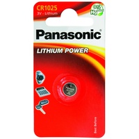 Panasonic Knopfzelle Lithium CR1025 (30 mAh, 3 Volt)