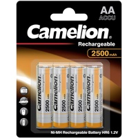 Camelion Rechargeable Mignon AA Ni-MH 2500mAh, 4er-Pack (NH-AA2500BC4)