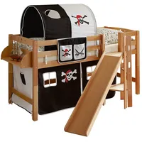 TICAA Hochbett Tino mit Rutsche 90 x 200 cm