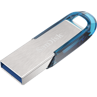 SanDisk Cruzer Ultra Flair 32 GB silber/blau USB 3.0