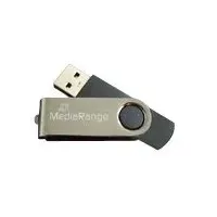 MediaRange Flexi-Drive 4GB schwarz/silber