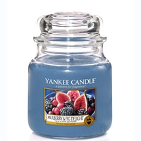 Yankee Candle Mulberry & Fig Delight mittelgroße Kerze 411