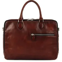 Bugatti Domus Briefcase Cognac