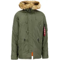 Alpha Industries N-3b Vf59 Mantel Green M
