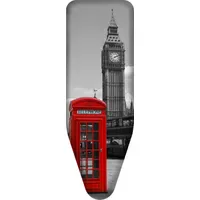 Bischof Colombo Bügelbrettbezug BISCHOF COLOMBO "London", schwarz (grau, rot,