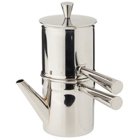 ILSA Napoletana Kaffeemaschine, Edelstahl, Silber, für 1-2 Tassen