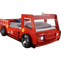 Begabino Kinderträume Feuerwehrbett Spark 90 x 200 cm rot