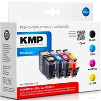 KMP C66V kompatibel zu Canon CLI-8 CMY + PGI-5BK