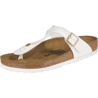 Birkenstock Gizeh Birko-flor Sandalen White / Brown 37