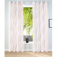 MY HOME Gardine Dimona, Ösen (2 St), transparent, Voile,