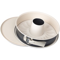 Zenker Springform mit Flach- und Rohrboden Kuchenform Backform Antihaft