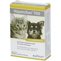 Alfavet HepatoSan 700 Hund & Katze 30 Tabl.