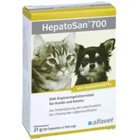 Alfavet HepatoSan 700 Hund & Katze 30 Tabl.