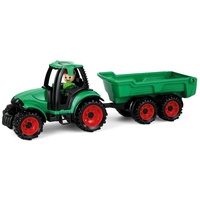 Lena LENA® 01625 - Truckies Traktor mit Anhänger, mit