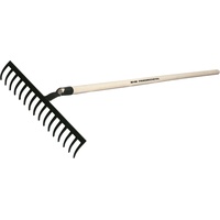 SHW Bau-/Gartenrechen 14 Zinken, m. Stiel 150cm