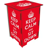 Werkhaus Photohocker Keep Calm 30 x 42 x 30