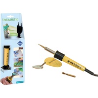 Buttinette Pebaro 0270 Encaustic-Set, mit 3 Aufsätzen Schreibspitze, Messingbürste