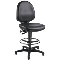 TOPSTAR Tec 50 Kunstleder mit Fußring  schwarz / schwarz