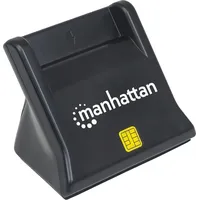 Manhattan USB Smart/SIM Card Reader mit Standfuß