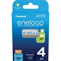Panasonic Eneloop (4 Stk., AA, 2000 mAh), Batterien +