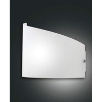 Fabas Luce Wandleuchte Moa E27 Metall / gebogenes Glas,