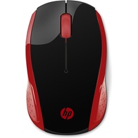 HP 200 Wireless Maus schwarz/rot (2HU82AA)