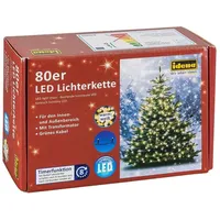 IDENA 8325058 - LED Lichterkette mit 80 LED in
