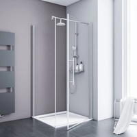 Schulte Alexa Style 2.0 Eckdusche mit Drehtür 80 x