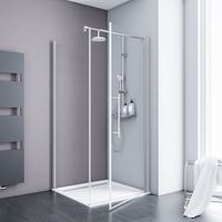 Schulte Alexa Style 2.0 Eckdusche mit Drehtür 90 x