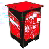Werkhaus Photohocker Doppeldecker Bus Sitzhocker Werkhaus
