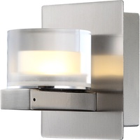 GLOBO Wandleuchte Chrom Modern Wohnzimmer Wandstrahler LED Wandlampe silber