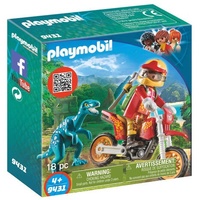 Playmobil The Explorers Motocross-Bike mit Raptor 9431