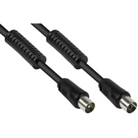 Alcasa S-PAK10S Antennenkabel Koax Stecker - Koax Buchse 10,0