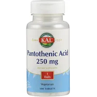 Supplementa Pantothensäure Vitamin B5 250 mg Tabletten