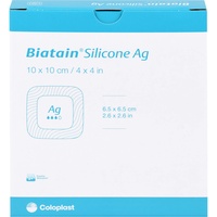 ToRa Pharma GmbH BIATAIN Silicone Ag Schaumverband 10x10 cm