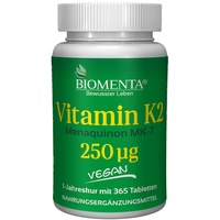 Biomenta Vitamin K2 MK7 Tabletten 365 St.