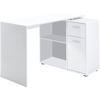 FMD Möbel, 360-001 Albrecht 1 Schreibtisch-Winkelkombination, holz, weiß, maße