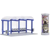 Kibri Deko-Set Bushaltestelle 38142 H0