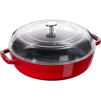 Staub Bräter 28 cm kirschrot