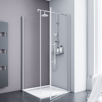 Schulte Alexa Style 2.0 Eckdusche mit Drehtür 90 x