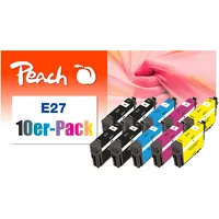 Peach 10er-Pack Tintenpatronen kompatibel zu Epson 27