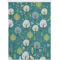 Lichtblick Rollo, Klemmfix, ohne Bohren, Verdunkelung, Leni grün