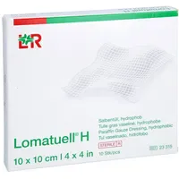 Docpharm gmbh Lomatuell H Salbentüll 10x10 cm steril