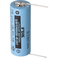 Sanyo Lithium Batterie CR17450E-R Size A, Lötdraht (Lötpaddel) von